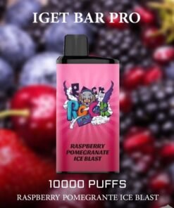 IGET BAR PRO RASPBERRY POMEGRANTE ICE BLAST – 10000 PUFFS