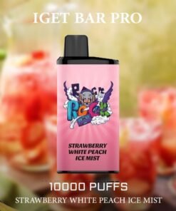 IGET BAR PRO STRAWBERRY WHITE PEACH ICE MIST – 10000 PUFFS