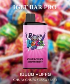 IGET BAR PRO CHUPA CHUPS STRAWBERRY – 10000 PUFFS