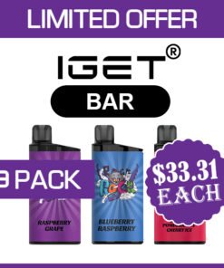 IGET BAR – 3500 PUFFS  – 3 PACK