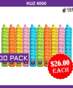 KUZ – 6000 PUFFS – 100 PACK