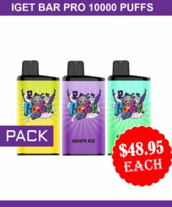 IGET BAR PRO 10000 PUFFS –  3 PACK