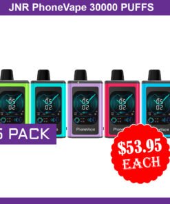 JNR PhoneVape – 5 PACK – 30000 PUFFS