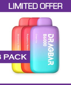 ZOOVOO DRAGBAR – 6000 PUFFS – 3 PACK