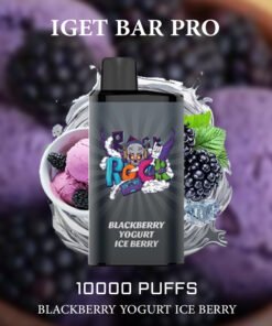 IGET BAR PRO BLACKBERRY YOGURT ICE BERRY – 10000 PUFFS