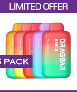 ZOOVOO DRAGBAR – 6000 PUFFS – 5 PACK