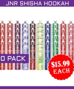 JNR SHISHA HOOKAH 12000 PUFFS – 50 PACK