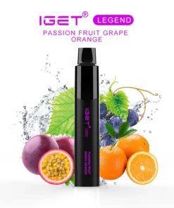IGET LEGEND PASSIONFRUIT GRAPE ORANGE – 4000 PUFFS