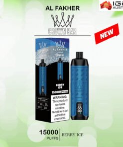 ALFAKHER CROWN BAR – BERRY ICE – 15000 PUFFS