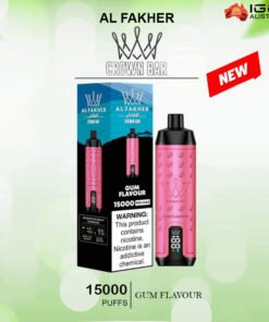 ALFAKHER CROWN BAR – GUM FLAVOUR – 15000 PUFFS