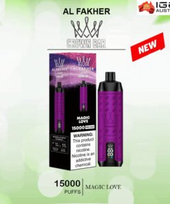 ALFAKHER CROWN BAR – MAGIC LOVE – 15000 PUFFS