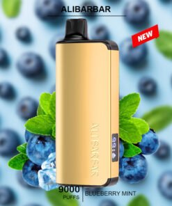 ALIBARBAR INGOT – BLUEBERRY MINT – 9000 PUFFS