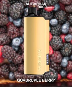 ALIBARBAR INGOT – QUADRUPLE BERRY – 9000 PUFFS