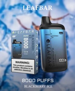 LEAFBAR PLATINUM BLACKBERRY ICE – 8000 PUFFS