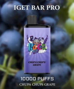 IGET BAR PRO CHUPA CHUPS GRAPE – 10000 PUFFS