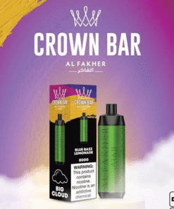 ALFAKHER CROWN BAR BLUE RAZZ LEMONADE – 8000 PUFFS