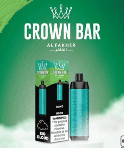 ALFAKHER CROWN BAR MINT – 8000 PUFFS