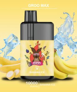 GROO MAX – BANANA ICE- 10000 PUFFS