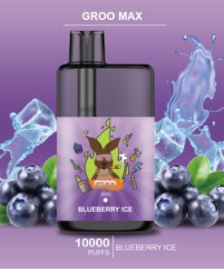 GROO MAX – BLUEBERRY ICE – 10000 PUFFS