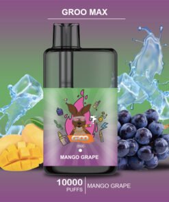 GROO MAX – MANGO GRAPE – 10000 PUFFS