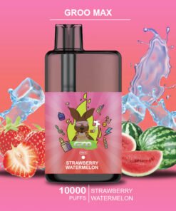 GROO MAX – STRAWBERRY WATERMELON – 10000 PUFFS