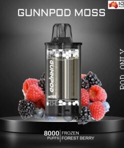 GUNNPOD MOSS – FROZEN FOREST BERRY – 8000 PUFFS – POD ONLY