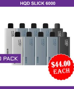 HQD SLICK – 10 PACK- 6000 PUFFS