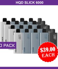 HQD SLICK – 20 PACK- 6000 PUFFS