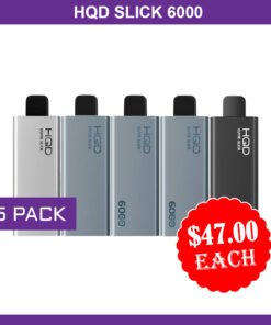HQD SLICK – 5 PACK- 6000 PUFFS