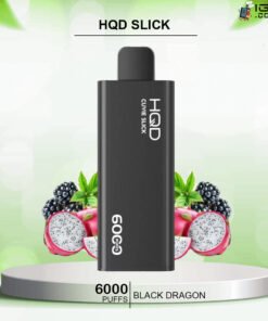 HQD SLICK BLACK DRAGON – 6000 PUFFS