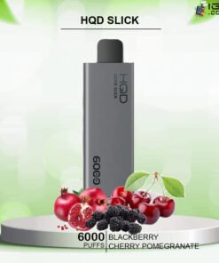 HQD SLICK BLACKBERRY CHERRY POMEGRANATE – 6000 PUFFS