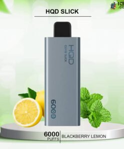 HQD SLICK BLACKBERRY LEMON- 6000 PUFFS