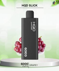 HQD SLICK GRAPEY- 6000 PUFFS