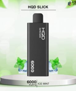 HQD SLICK ICE MINT – 6000 PUFFS