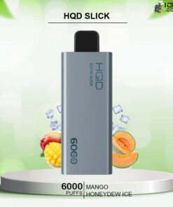 HQD SLICK MANGO HONEYDEW ICE- 6000 PUFFS
