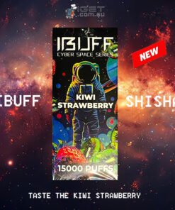 IBUFF SHISHA – KIWI STRAWBERRY – 15000 PUFFS