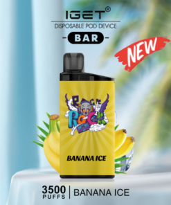 IGET BAR BANANA ICE – 3500 PUFFS