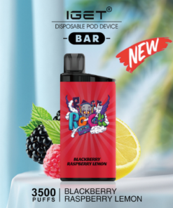 IGET BAR BLACKBERRY RASPBERRY LEMON – 3500 PUFFS
