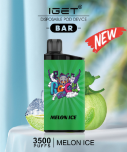 IGET BAR MELON ICE – 3500 PUFFS