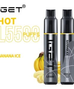 IGET HOT BANANA ICE – 5500 PUFFS