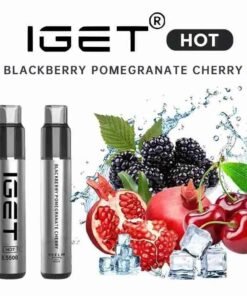 IGET HOT BLACKBERRY POMEGRANATE CHERRY – 5500 PUFFS