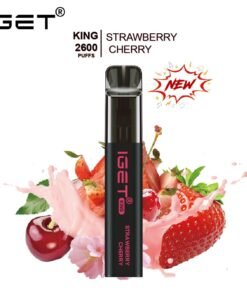 IGET KING STRAWBERRY CHERRY – 2600 PUFFS