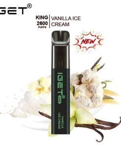 IGET KING VANILLA ICE CREAM – 2600 PUFFS