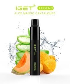 IGET LEGEND ALOE MANGO CANTALOUPE  – 4000 PUFFS