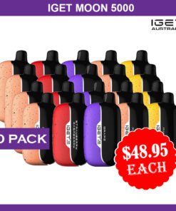 IGET MOON 5000 PUFFS – 20 PACK