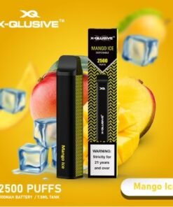 X-QLUSIVE MANGO ICE – 2500 PUFFS