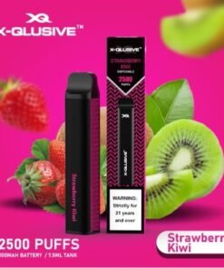 X-QLUSIVE STRAWBERRY KIWI – 2500 PUFFS