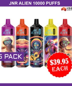 JNR ALIEN 10000 PUFFS – 5 PACK