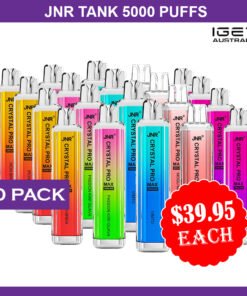 JNR CRYSTAL PRO MAX – 5000 PUFFS – 20 PACK
