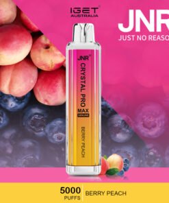 JNR CRYSTAL PRO MAX – BERRY PEACH- 5000 PUFFS